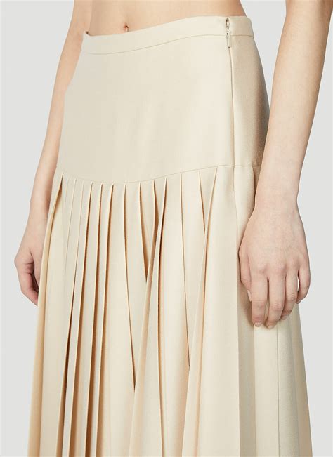 gucci skirt women's|Gucci pleated skirt.